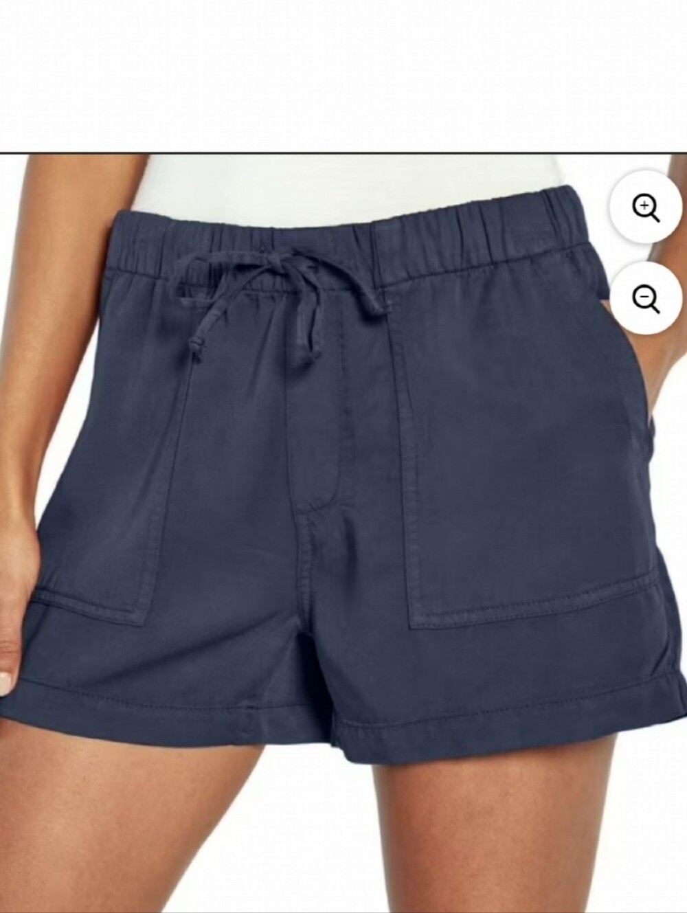 GAP Navy Pull-on Drawstring Tencel Shorts NWT Sz XXL